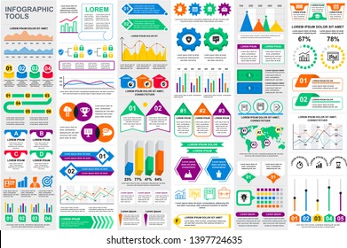 Infographic elements data visualization vector design template. Can be used for steps, options, business processes, workflow, diagram, flowchart concept, timeline, marketing icons, info graphics.