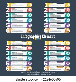 Infographic elements data visualization vector design template. Can be used for steps, options, business processes, workflow, diagram, flowchart concept, timeline, marketing icons, info graphics.