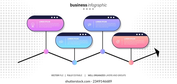 Infographic elements data visualization vector
