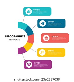 Infographic elements design.  presentation template design. vector.