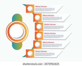 Infographic elements design template, business concept with 4 steps or options, can be used for workflow layout, diagram, annual report, web design.Creative banner, four teen