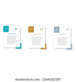Infographic elements design template, business concept showing 4 steps or options.