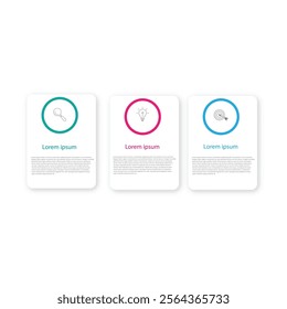 Infographic elements design template, business concept with 3 steps