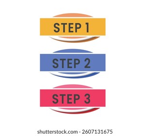 Infographic elements design template, business concept with 3 steps or options, 