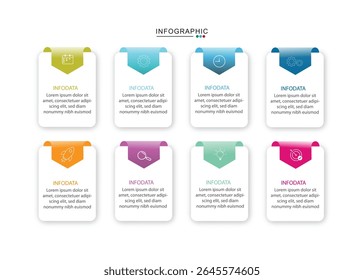 Infographic elements design template, business concept with 2 steps or options, can be used for workflow layout, diagram, annual report, web design. Creative banner, label vector.