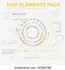 Infographic elements. futuristic user interface HUD UI UX. Abstract background with connecting dots and lines. Connection structure. Vector science background. Business abstract Vector illustration