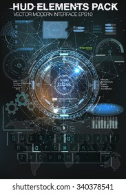 Infographic elements. futuristic user interface HUD UI UX. Abstract background with connecting dots and lines. Connection structure. Vector science background. Business abstract Vector illustration