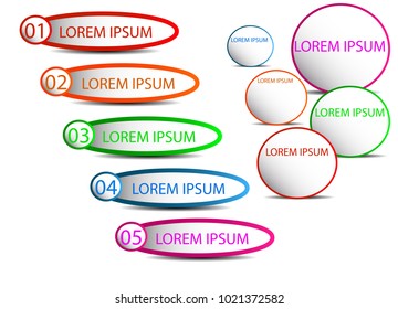 infographic elements and icon for information