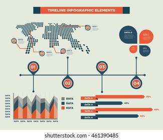 Infographic Elements and Informational data Concept. Analytical symbols. Vector Design Symbol. 