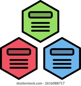 Infographic Elements Line Vector Icon Design