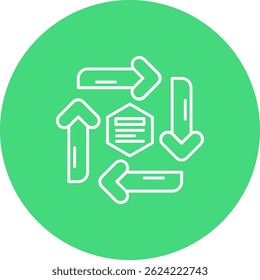 Infographic elements Line vector Icon Design