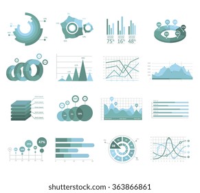 Infographic elements Minimal style design for business graphic. 