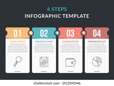 Infographic elements with numbers, icons and place for your text, workflow, process chart, steps or options, vector eps10 illustration