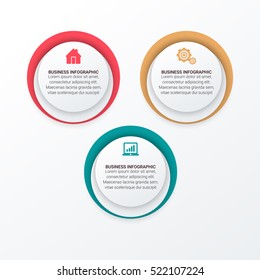 Infographic elements - objects for text and numbers or icons, timeline, process diagram, bar chart, percents graphs, vector eps10 illustration