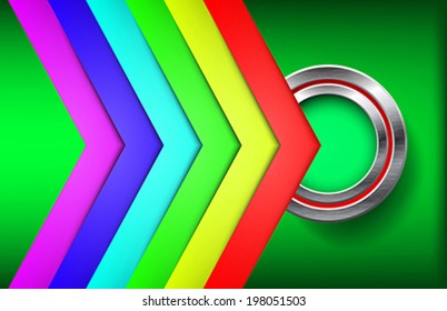 The infographic Elements on green Background