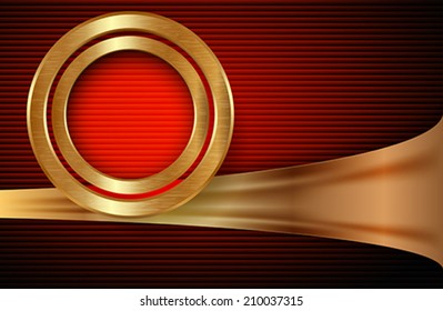 The infographic elements on metallic background