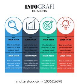 infographic elements of option 