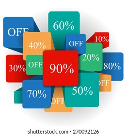 info-graphic elements. sale. stock vector