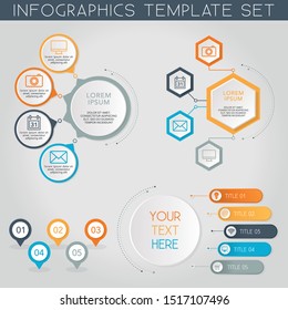 Infographic Elements Set - Data Analysis, Charts, Graphs - vector EPS10