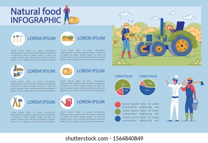 Infographic Elements Set for Natural Organic Food.