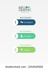 Infografische Elemente mit Dia-Balken-Look, Vektorgrafik