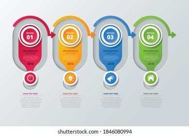 Infographic elements & tools business info graphic template, can be used for presentation, web or workflow diagram layout