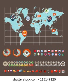 Infographic elements vector collection