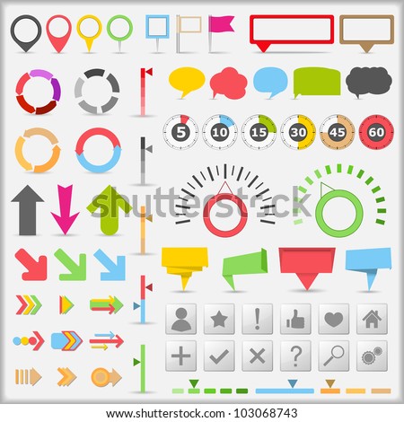 Infographic Elements, vector eps10 illustration