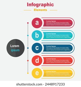 infographic elements vector Illustration presentation