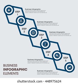 Infographic elements-circle diagram, text boxes with numbers and icons, pyramid chart, bar chart, timeline infographics and other infographic objects, business infographics, vector eps10 illustration