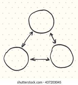 infographic elements,cloud,diagram and sketching vector illustration