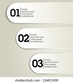 infographic / enumeration / web / clean white design