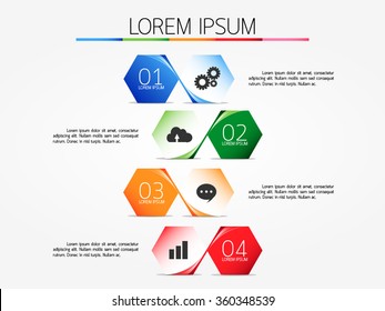 Infographic, Eps10, vector illustration.