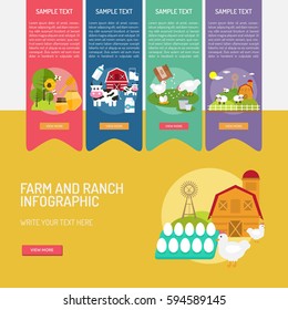 Infographic Farm and Ranch