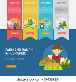 Infographic Farm and Ranch