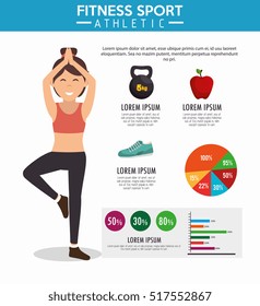 infographic fitness sport athletic