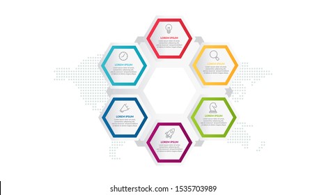 infographic flow chart design . business infographic concept for presentations, banner, workflow layout, process diagram, flow chart and how it work