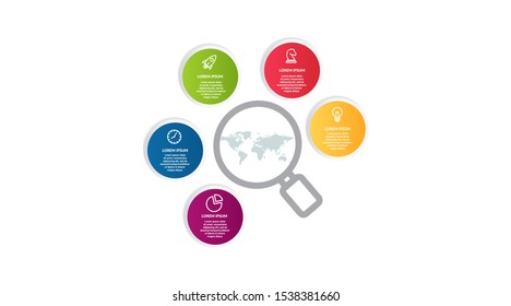 infographic flow chart design . business infographic concept for presentations, banner, workflow layout, process diagram, flow chart and how it work