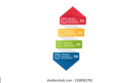 infographic flow chart design . business infographic concept for presentations, banner, workflow layout, process diagram, flow chart and how it work