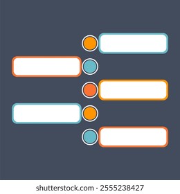 Infographic Flowchart for Business and Education Presentation
