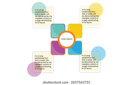 Infographic flowchart design for use.