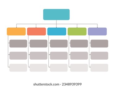 Infographic, Flowchart, Workflow, diagram, organization chart, vector illustration.