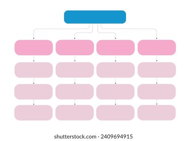 Infographic, Flowchart, Workflow, diagram, organization chart, vector illustration.