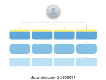 Infographic, Flowchart, Workflow, diagram, organization chart, vector illustration.