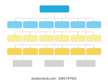 Infographic, Flowchart, Workflow, diagram, organization chart, vector illustration.