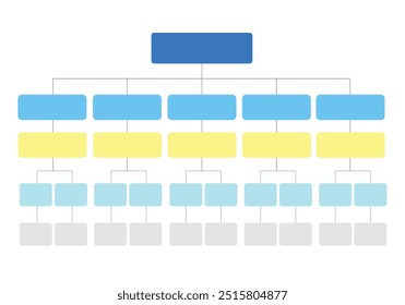 Infografía, diagrama de flujo, flujo de trabajo, diagrama, organigrama, Ilustración vectorial.