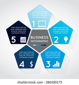 Infographic Flower Design with 4 Options 