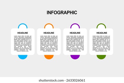 Infografik mit vier Überschriften und Text.