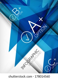 Fondo abstracto de forma geométrica infográfica. Para infografías, antecedentes empresariales, plantillas de tecnología, tarjetas de visita