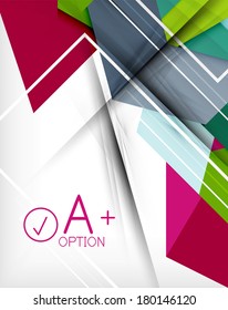 Infografische geometrische Form abstrakter Hintergrund. Für Infografiken, Business-Hintergründe, Technologievorlagen, Visitenkarten
